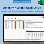lottery number generator based on previous results